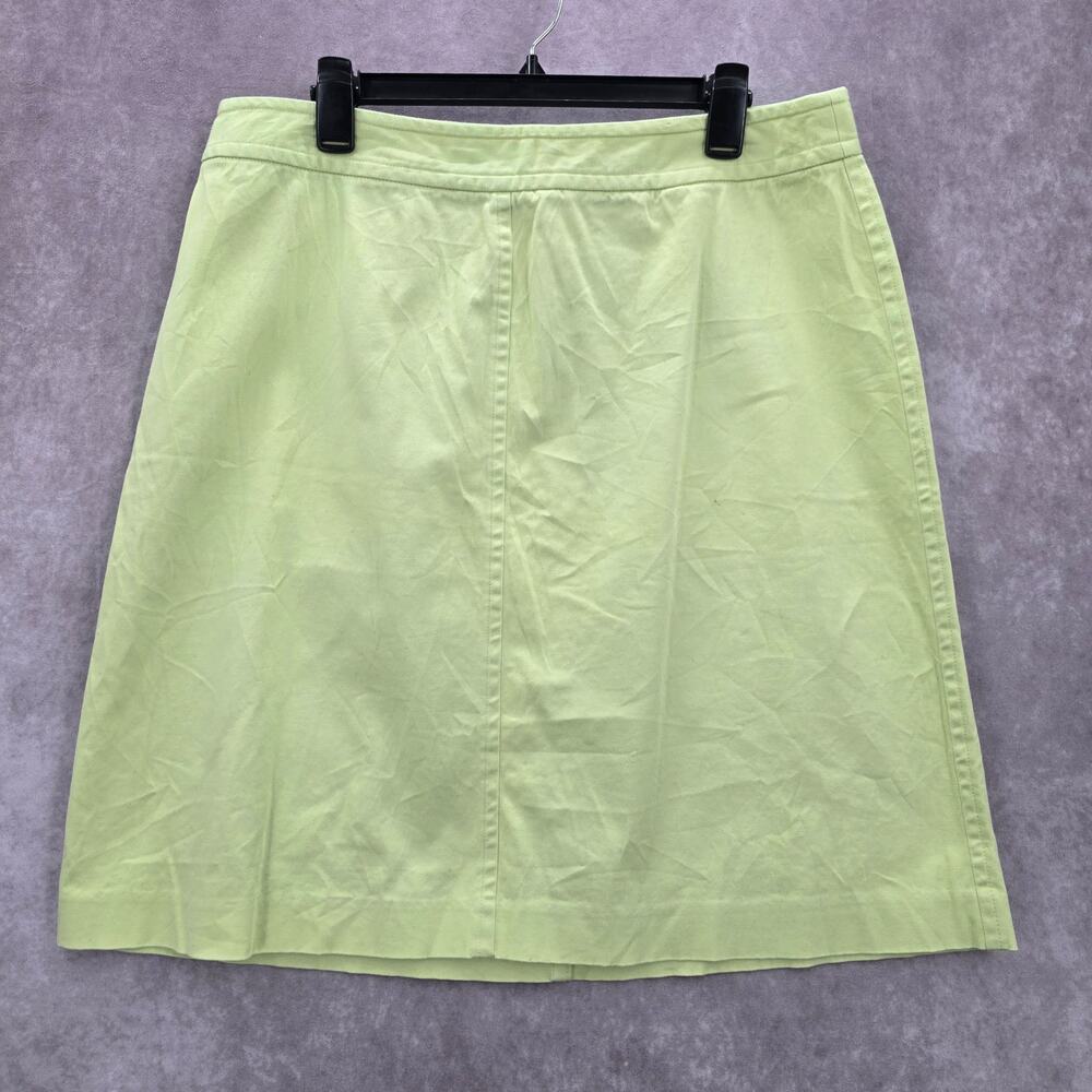 Carolina Blues Green Stretch Cotton‎ Short Mini Skirt Plus 16